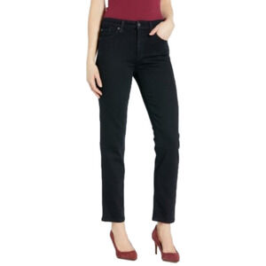 𝅺joe's Jean's Milla High Rise Straight Ankle BLACK Distressed W23
